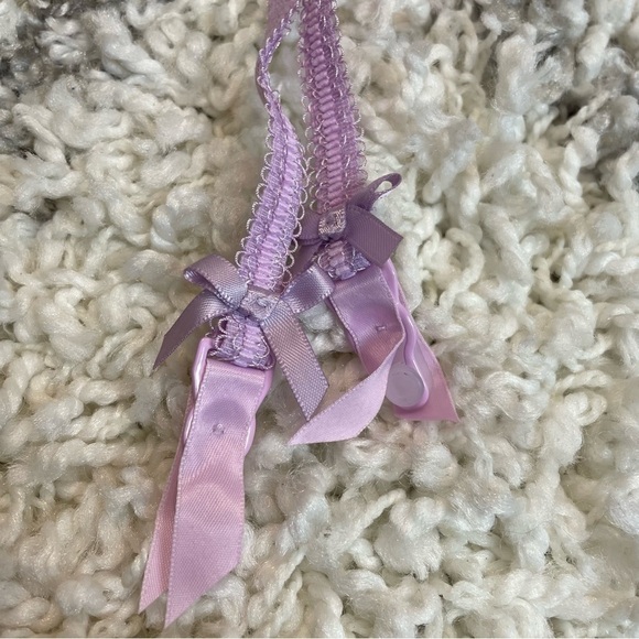 For Love and Lemons Lavender/Pink Floral Garter medium - Picture 10 of 12